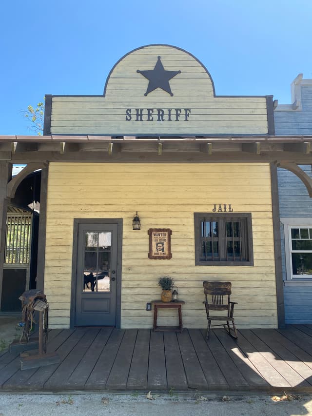 Old West Sheriff's Jailhouse Exterior